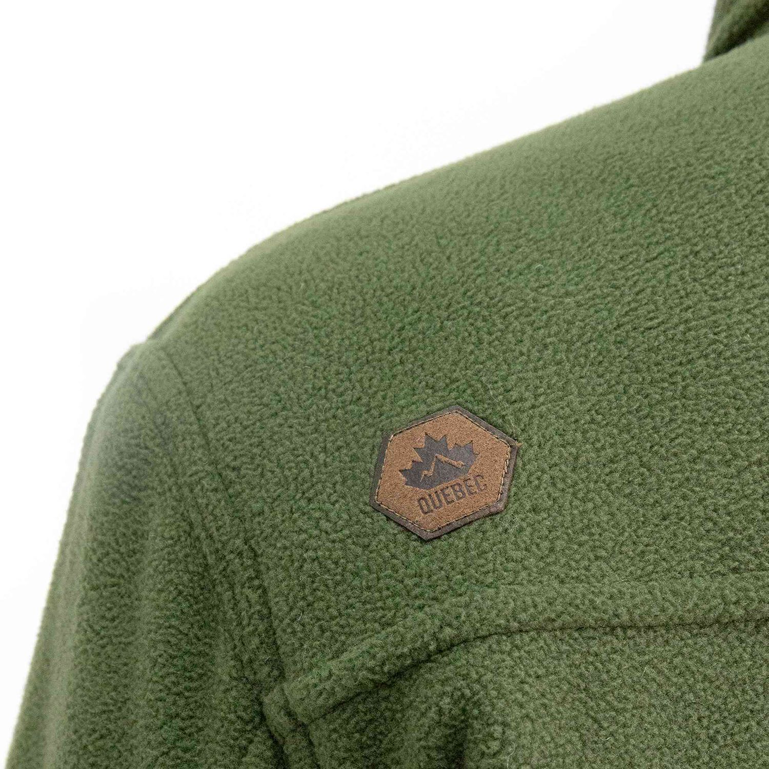 Chaqueta Polar Quebec Grizzly Verde Oliva image number 6.0